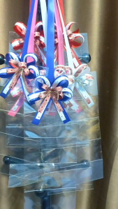 พวงมาลัยใส่ธนบัตร 10 ซอง