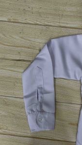 baju putih tangan panjang bahan elemen SMP