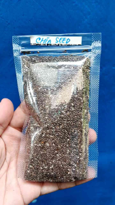 Chia seeds organik 100 gr - biji chiaseet - black chia seeds organik - michigo chia seeds organik