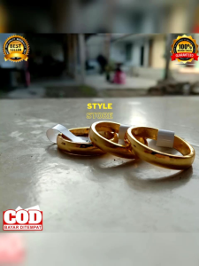 Cincin Xuping Gold Premium Product Stainless Steel Anti Karat Dan Luntur