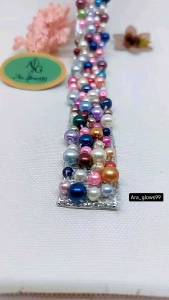 Payet rangkai tabur mutiara sintesis kombinasi warna 0070