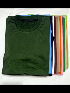 3S-Tshirt - Kaos Polos Pria Wanita 4PCS | Kaos Oblong Polos | Kaos Polos Lengan Pendek