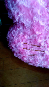 BANTAL BONEKA KEPALA HELLO KITTY BESAR PITA BAHAN SNAIL PINK MAINAN