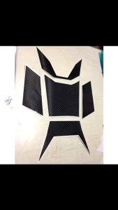 Honda Airblade 150/160 Tank Pad  3D  Matte Carbon Sticker (Quality Sticker)