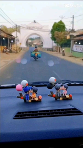 BALON COUPLE Hiasan mobil aksesoris mobil acc mobil hiasan dashboard mobil