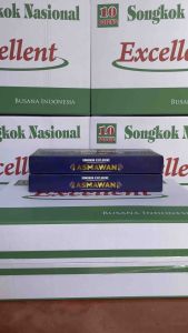 Songkok Asmawan peci NU merah putih tinggi 9 cm