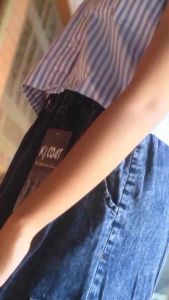 Rok Cargo Jeans Snow Wanita