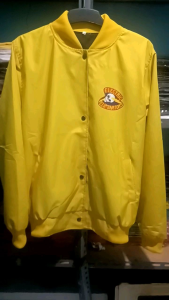 jaket Electric Eliminators jaket warriors Yellow Satin Jacket