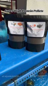 SUPER HIGH PROTEIN 46% PELLETS(SINKING) SPECIALLY FOR RANCHU FISH /GOLD FISH