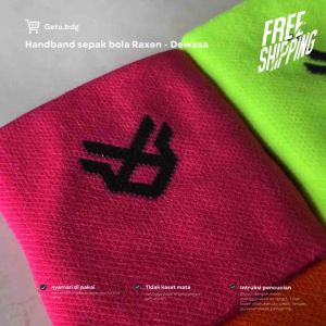 Handband Olahraga: Pelindung Pergelangan Tangan Elastic Bahan Nilon Karet Raxen Dewasa 8 Warna