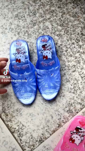 PSBe: dép nhựa quai ngang bé gái ps mang nhà dép kiểu xưa cho bé