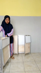 Meja Kompor Lipat Booth Portable Meja Promosi Tahan panas