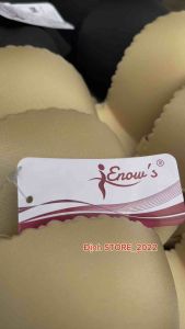 Áo ngực đúc su ENOWS cao cấp mẫu 913 (phiên bản 2025) cúp ngang chính hãng mặt trong nhám có size 40