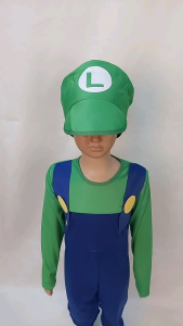 READY STOCK Cosplay Children Kids Super Mario Luigi Movie Character Game Character Costume Cartoon Character Mario Brothers