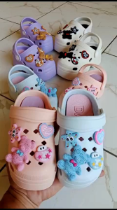 Sandal Baim Anak Perempuan Terbaru Motif Bear Tebal Kekinian Fashion Anak