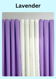 6ft 3in1 ring curtain plain katrina semiblock out