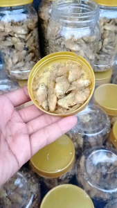 promo 1 kg 5 toples cemilan gurih baby ikan Krispy kriuk garing kemasan 1 toples 200 gram