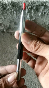 Pena Tungsten Steel Penanda Baja Keramik Kaca Ujung Ganda Tip Pen Construction Marking Tool