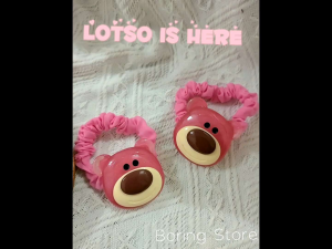 Fashion Cute Women Lotso Hair Rope 可爱时尚草莓熊发圈