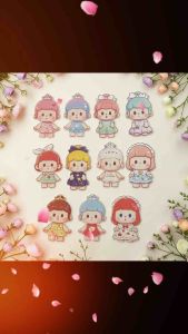 Buer Little Princess Keychains Bagchains Silver Keyrings Cutesy Design