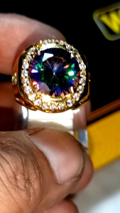 CINCIN BATU MISTIQUARTZ BERKILAU MEWAH