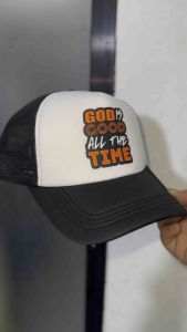 God Is Good All The Time Baseball Cap Trucker Hat Mesh Cap for Men Women Accessories Hats Outdoor
