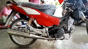 XRM 125 Chicken Pipe  Pure Stainless