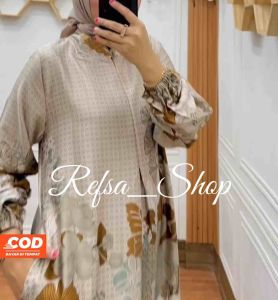 Drees Bunga Cantik Premium / Gamis Terlaris Silk Premium / Baju Motif Terbaru / Gamis Semi Sutra