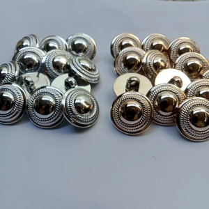 COD 50 PCS KANCING JAMUR / KANCING BAJU GAMIS MOTIF GERIGI TIMBUL SILVER/GOLD 18mm / 21mm