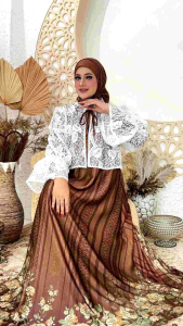 NEW Collection Gamis IZZATI Set Voal By Bungas