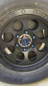 ดุมล้อรถยนต์ ไทเทเทา 2ชิ้น ขนาด105-106มิล