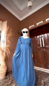 Desain Gamis Polos Elegan & Pakaian Muslimah Berkualitas