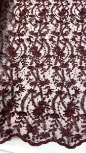 Bahan Kain Tile Bordir Full Motif Mewah: Harga Setengah Meter