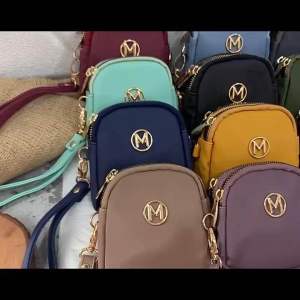 MARIONE - META Tas Selempang Wanita Tempat Koin bisa selempang wallet coin atm uang pria wanita oval bisa jadi dompet koin