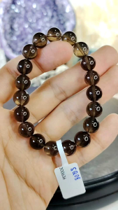 Natural Brazil High Grade Smoky Quartz Crystal Beads Bracelet SQ08 #SmokeyQuartz #Naturalcrystal