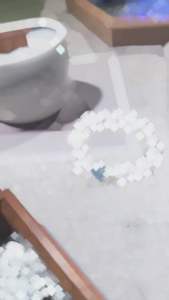 “Clear Quartz & Aquamarine Bracelet – Pure Calming Boosts Luck and Energy.Powerful Energy Good Luck Health CrystalFashion BraceletPerfect for Gifts or personal us Limited Edition 天然白水晶海蓝宝手链」纯净透亮,助您提升运势,净化身心