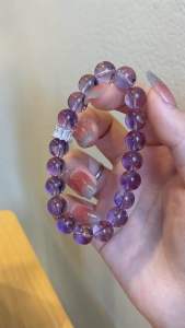 [Spiritual Crystal] Natural Amethyst Bracelet | Luck Energy and Love Protection - A Romantic Gift! 能量守护，守护爱情/浪漫优雅的礼物