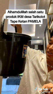 Tape Ketan Pamella Isi 16 Khas Kuningan Jawa Barat Fresh Manis dan Legit