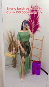 DRESS BATIK NIA / DRESS BATIK VIRAL /DRESS PESTA WANITA /DRESS NATAL /KEBAYA NATAL