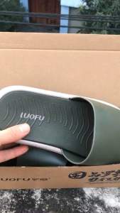 Dép nam quai ngang Dép cao su non đế mềm Luofu cao cấp hàng công ty siêu êm trống lún xẹp siêu bền nhiều màu sắc