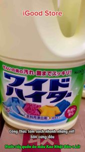 Nước tẩy quần áo màu Kao Nhật Bản 1 Lít