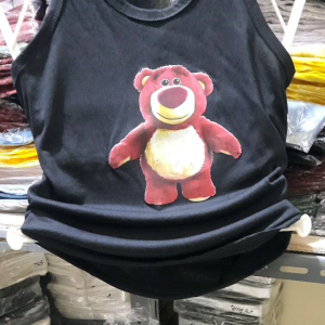 Singlet kaos anak-anak motif lotso/beruang bear buat umur 2-10 tahun