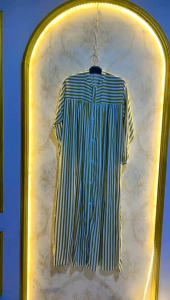 LANGSUNG KIRIM GAMIS RAYON PREMIUM MOTIF SALUR JUMBO MUSLIM WANITA GAUN PESTA KONDANGAN MEWAH