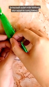 Kartu Nama Aqiqah & Bambu Aqiqah: Animasi Atas Paketan