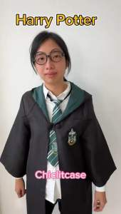 Paket Kostum Cosplay Harpot & Jubah Asrama Penyihir