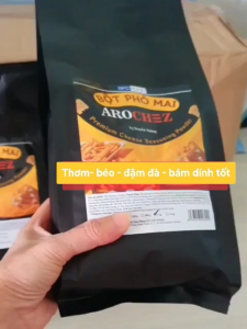 Bột Phô Mai AROCHEZ GFC FOOD 500G Rắc Khoai Bỏng Ngô – Vị Mặn truyền thống Thơm Béo đậm đà bám dính tốt trên sản phẩm