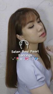 Anting Tusuk Pita Mutiara Selen: Desain Handmade yang Cantik