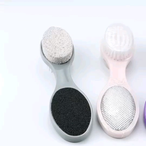 Sikat Penggosok Tumit Pecah 4 Steps 4 in 1 Penghalus Kaki Pedicure Kuku Serbaguna Sikat Kaki Batu Apung 4in1 Amplas Kaki Pengikir Kikir Buffing