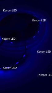 ไฟริบบิ้นLED 5050 12Vเปลือย60ดวงสีม่วงม้วน5เมตร