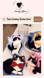 A200✨ Tuala Gantung Kartun Comel可爱挂式擦手巾 厨房卫生间吸水不掉毛抹布 Cute Hanging Hand Towel